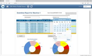 Selecting Times for Machine Downtime Tracking Reports and Dashboards