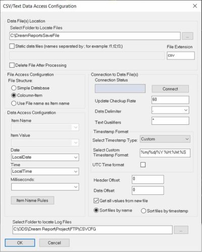 CEV File Definition - Dream Report