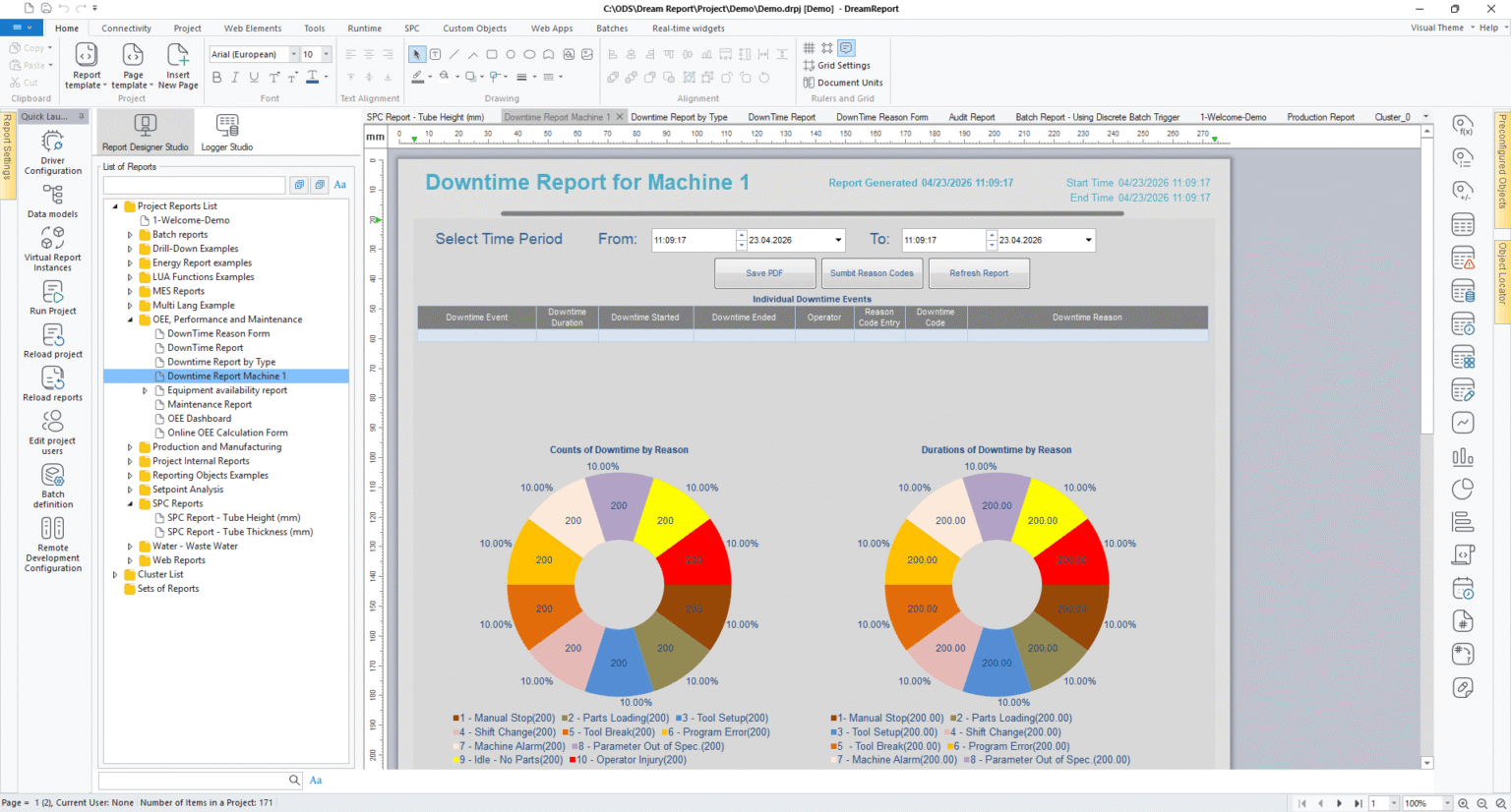 THE USER INTERFACE - Dream Report