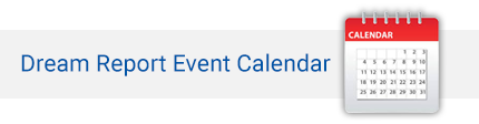 Dream Report Events Calendar